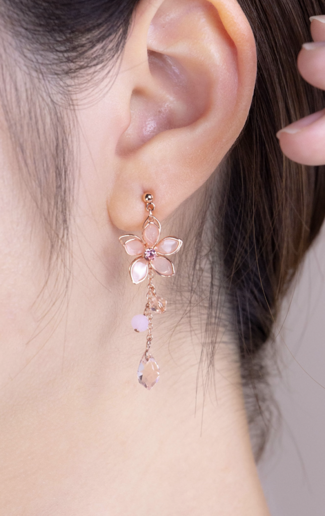 Flower Crystal Earring