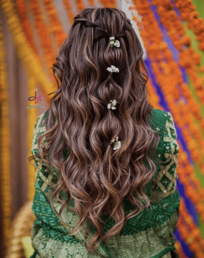 9 Stunning Reception Hairstyles - Candy Crow | Engagement hairstyles, Reception  hairstyles, Indian wedding hairstyles