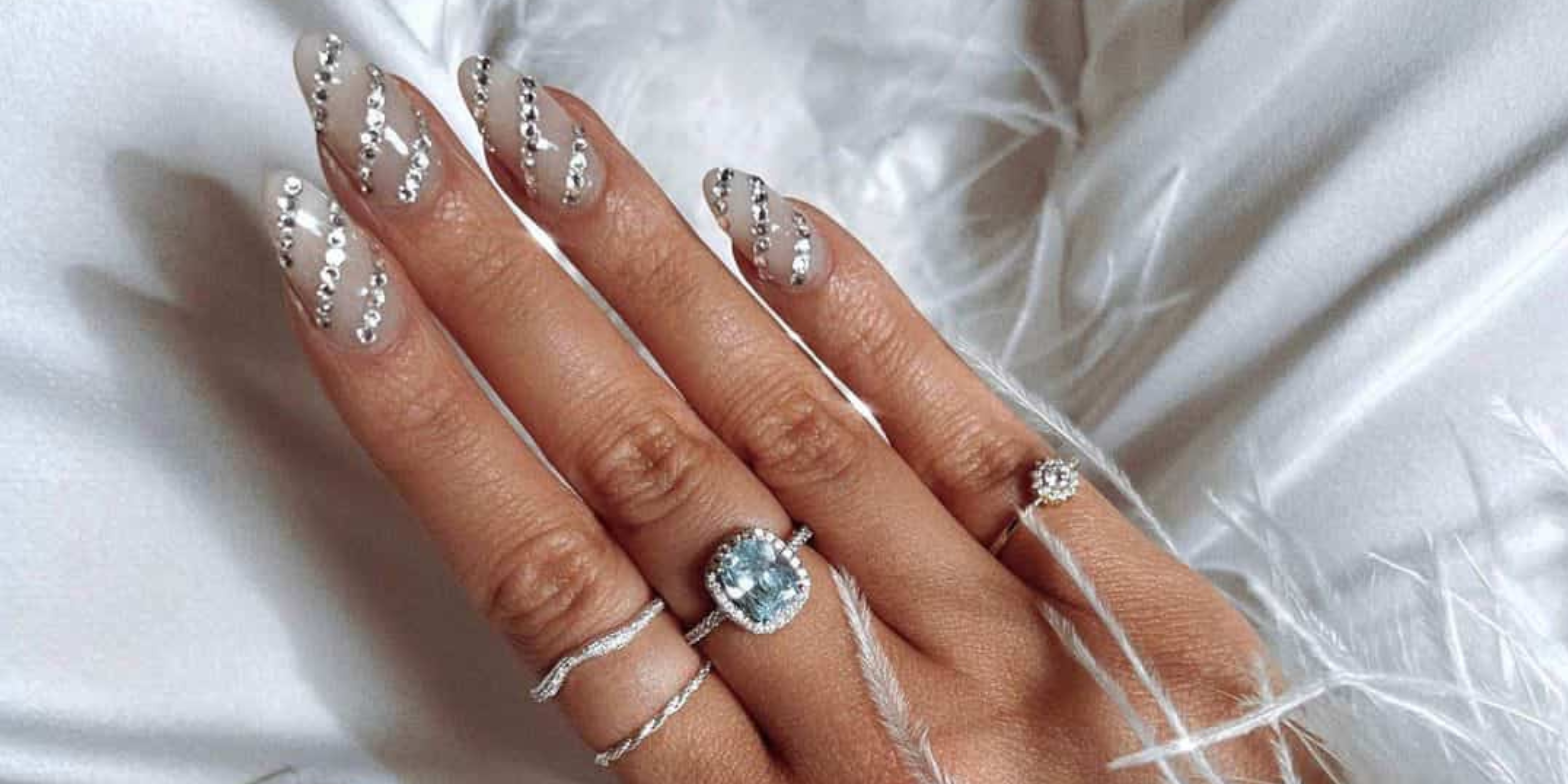 63 Pretty Wedding Nail Ideas for BridestoBe  StayGlam
